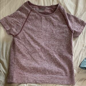 Women's Heathered Pink and green Pink Top